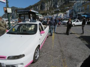 capri marina grande and capri taxi