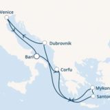 東地中海の人気クルーズコースを分析・自己手配（’20はコスタ・ルミノーザ号）