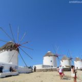 個人旅行の地中海クルーズ【ミコノス島】風車と絶景レストランをレンタカーで