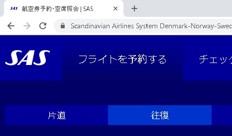 スカンジナビア航空は完全日本語で予約可能！荷物とチェックイン規定